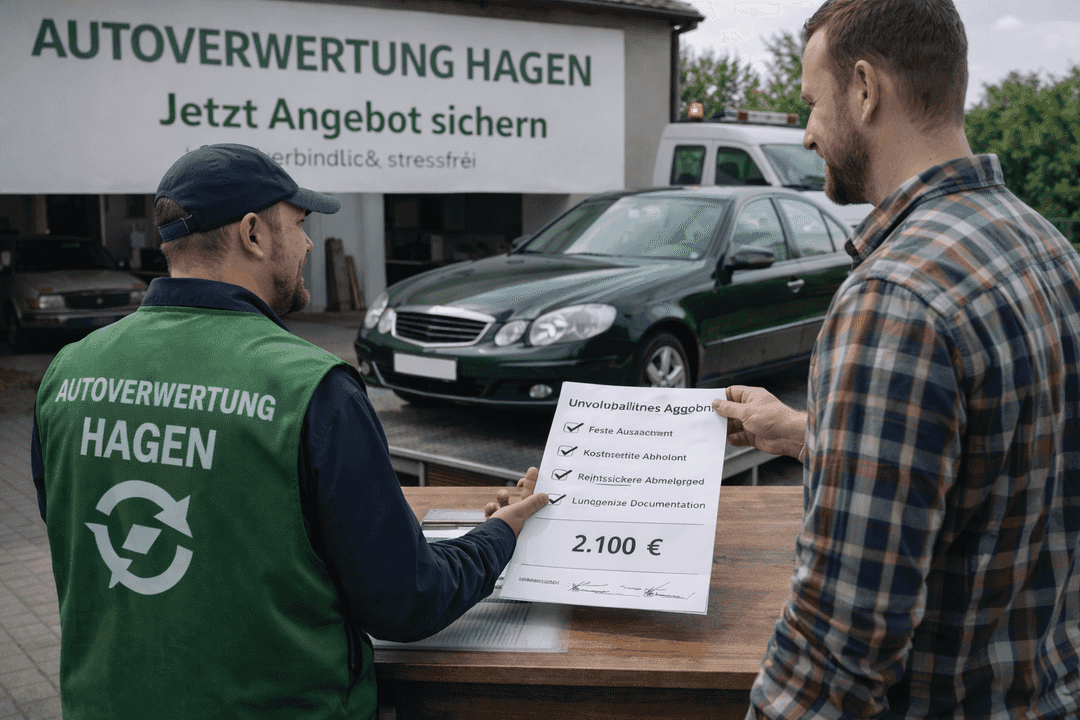 Jetzt Angebot sichern – Ihr direkter Einstieg in die Autoverwertung in Dorsten